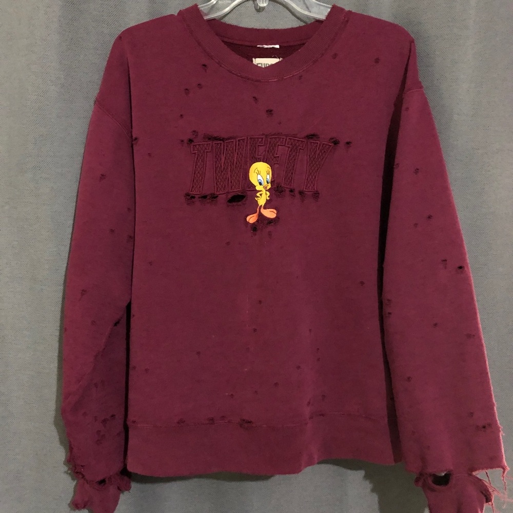 LF vintage looney tunes tweety sweater